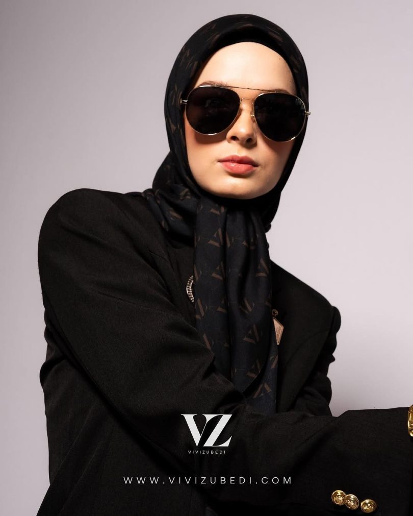 VZ Monogram Voal Scarf - Image 3