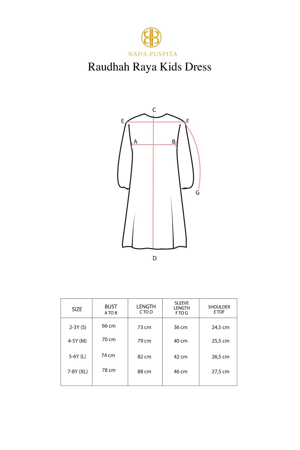 Raudhah Raya Kids Dress - Image 5